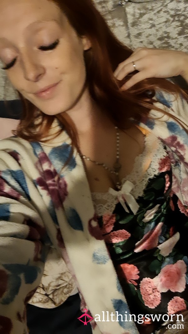 Silky Flor*l Nighty