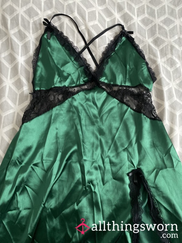 Silky Green Nightie