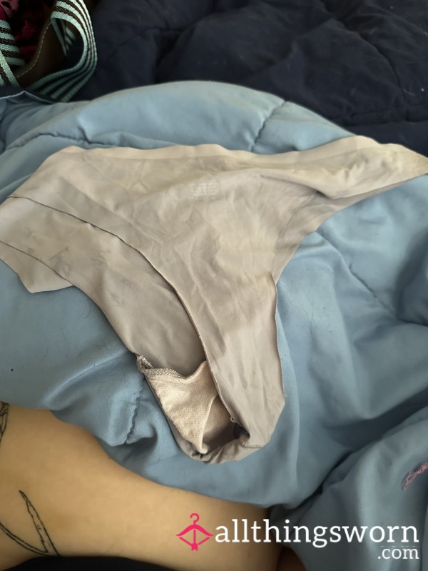 Silky Grey Thong