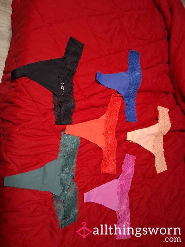 Silky Lace Thongs