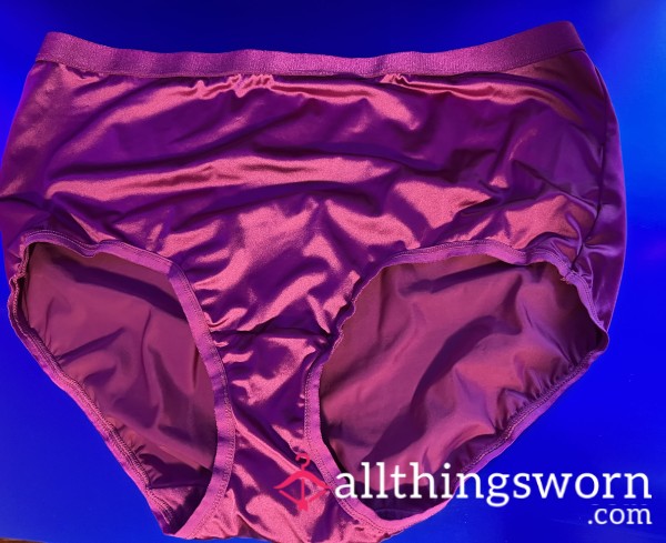 Silky Magenta Full Back Briefs