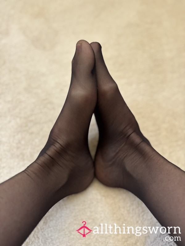 Silky Nylon Foot Rub