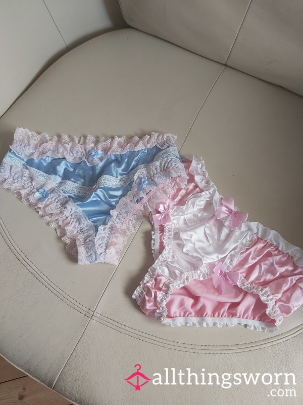 Silky Panties For A Little Sissy Or A Stroking Hand