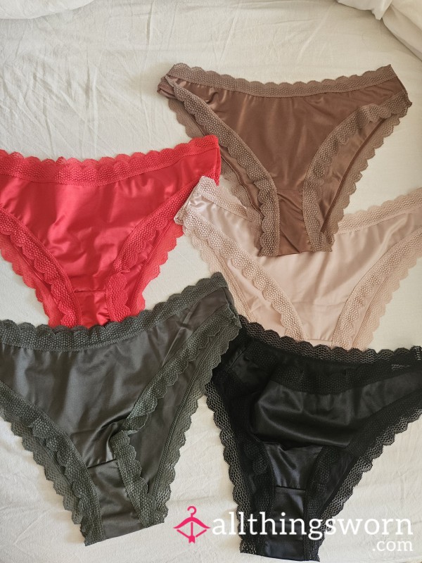 Silky Panties In Many Colours❤️🤎🖤🩷