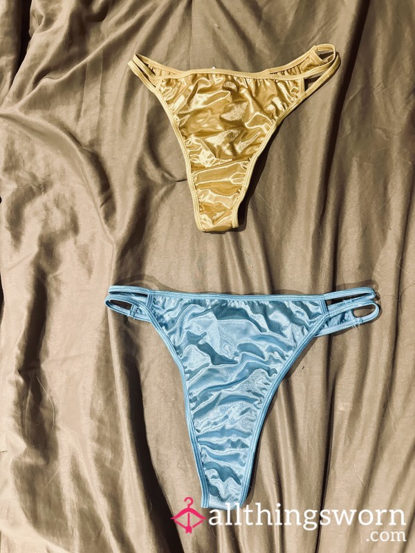 Silky Satin Thongs