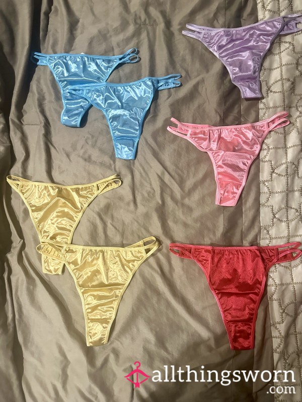 Silky Satin Thongs