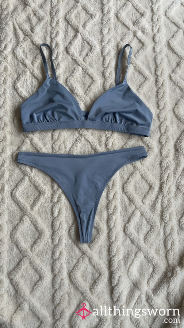 Silky Seamless 2 Piece Lingerie Set. Worn.