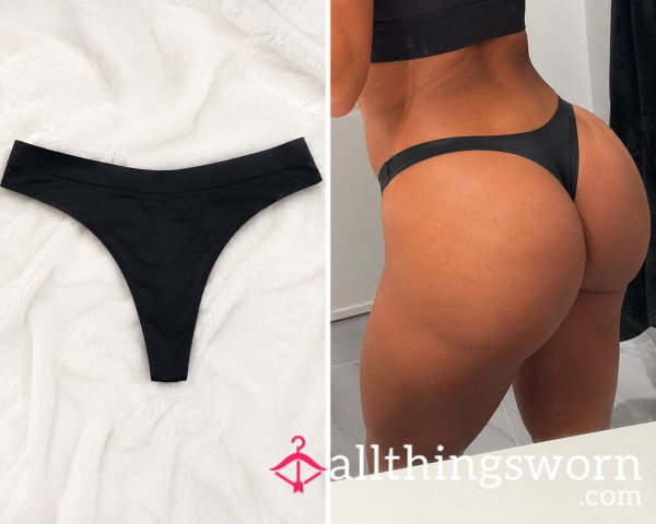 Silky, Seamless Gym Thong