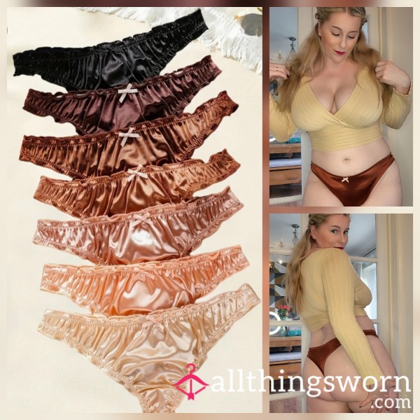 Silky & S**y Thongs Tight Against My Arse 🥰 48 Hour Wear