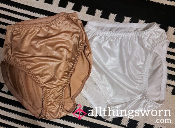 Silky Smooth Nylon Brief Panties