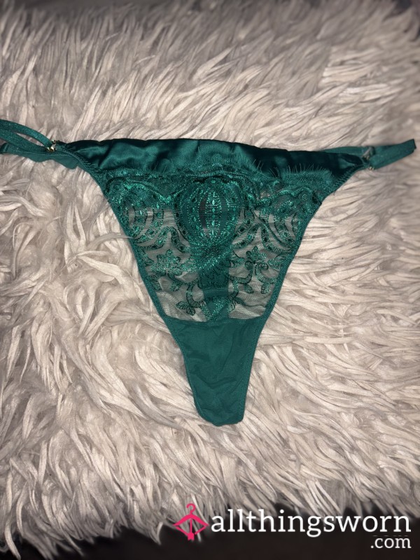 Silky Soft Emerald Green Ann Summers Thongs ❤️💋🥰