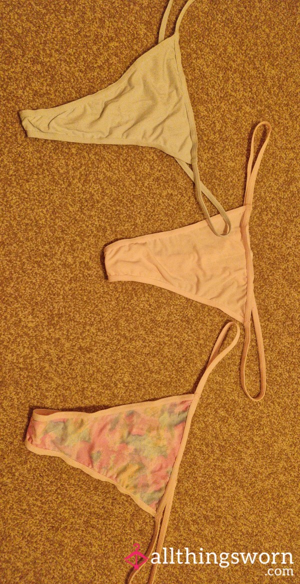 Silky Thongs, 24hrs Wear