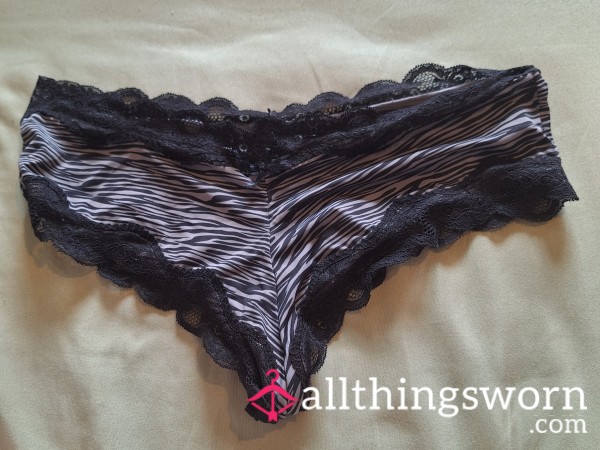 Silky Zebra Cheeky Panties