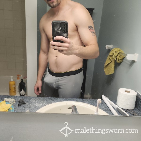 Silver Boxers Underwear Size Medium