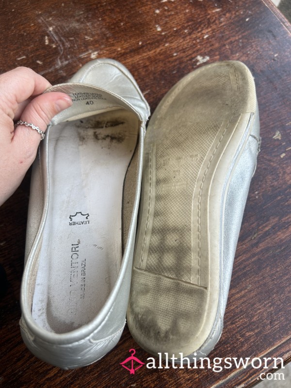 Silver Loafers - Very Well Worn
