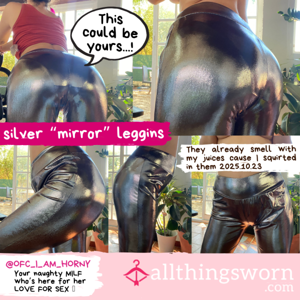 👖 Silver Mirror Leggins
