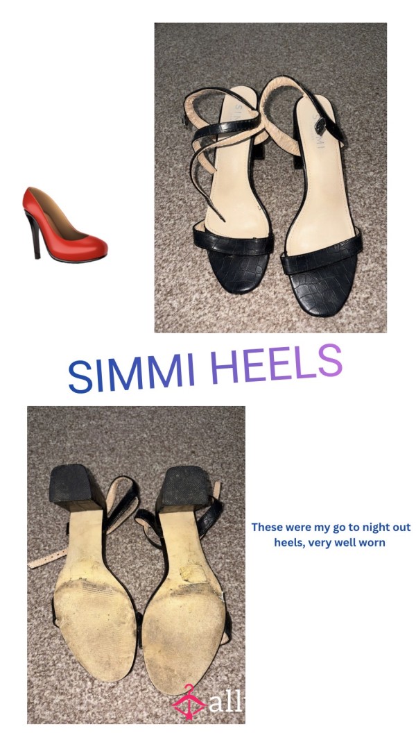 SIMMI High Heels 👠 Very Well Worn