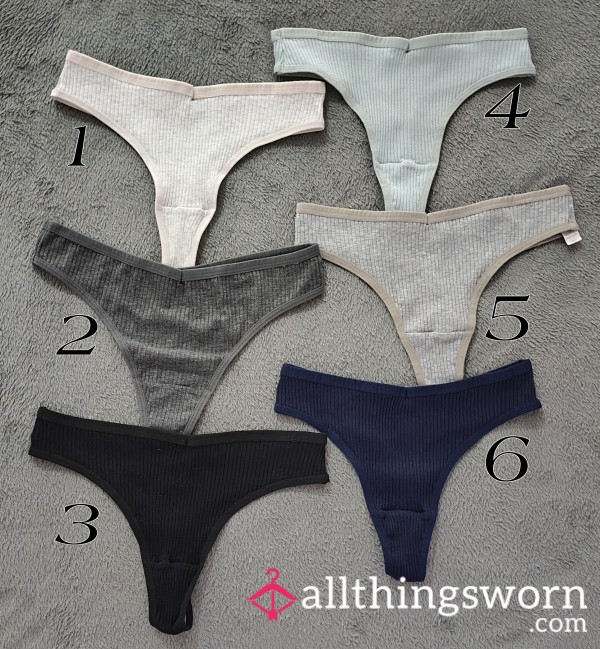 Simple Cotton Thong V.1