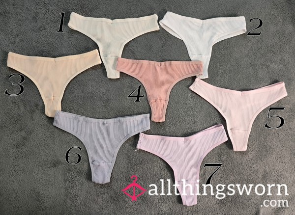 Simple Cotton Thong V.2