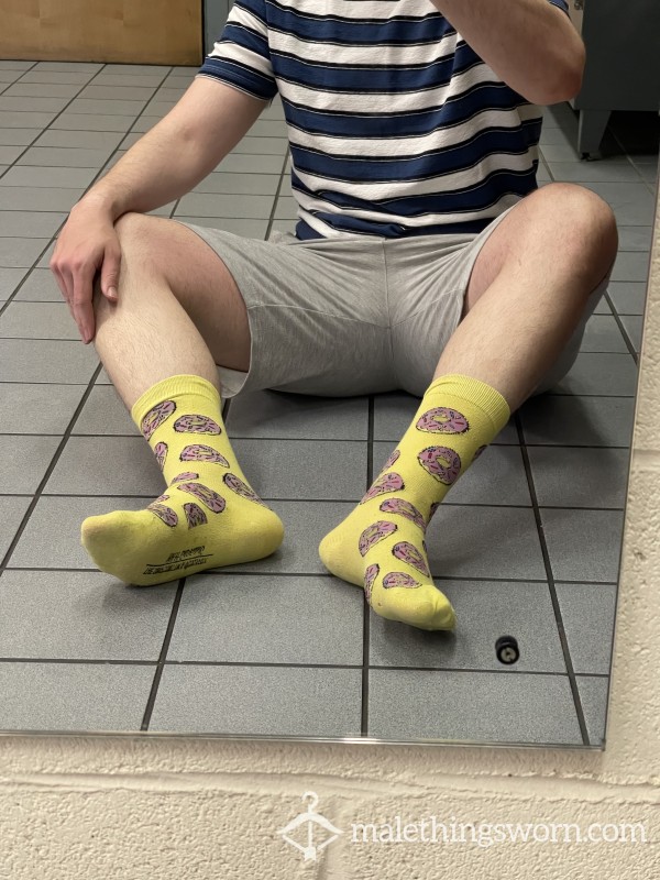 Simpsons Donut Socks