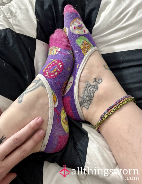 Simpsons X Vans Doughnut No Show Socks🖤