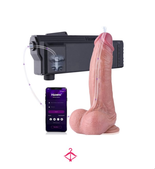 App Controlled Squirting Di**o, Extra Large - ‘Hismith’ Company 🖤