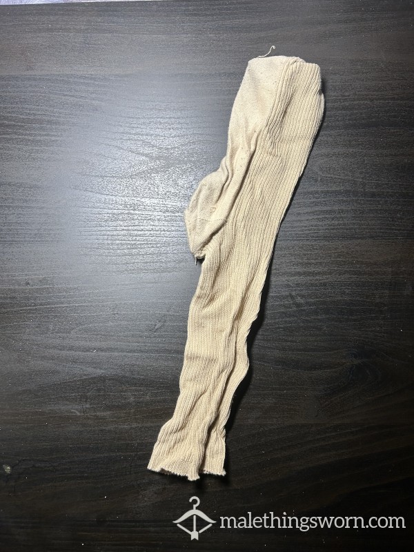 Single Beige Stinky Dress Sock