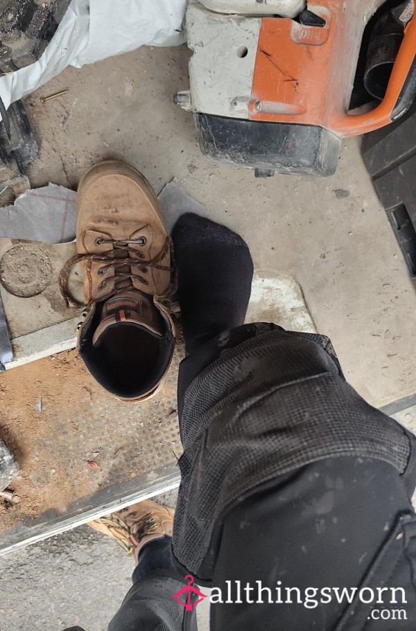 Single Day Worn Roofers Socks