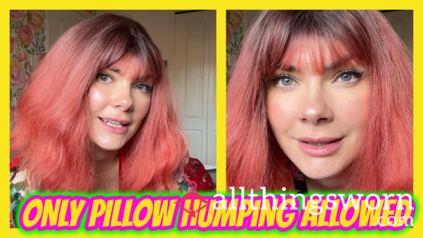 Sissy Chastity Lockdown ONLY Pillow Humping Allowed