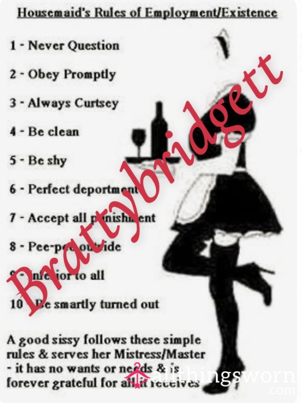 SISSY CONTRACT