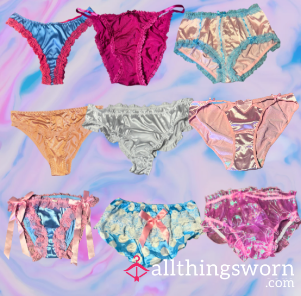 My Silk/Satin Play Panties 🥵🩷💦