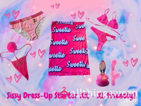 Sissy Dress-Up Starter Kit – XL Friendly!