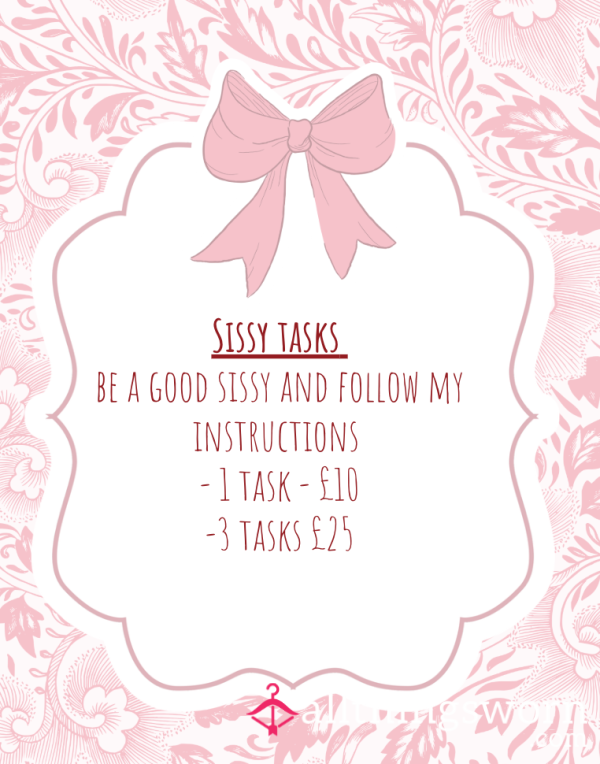 Sissy Girly Tasks