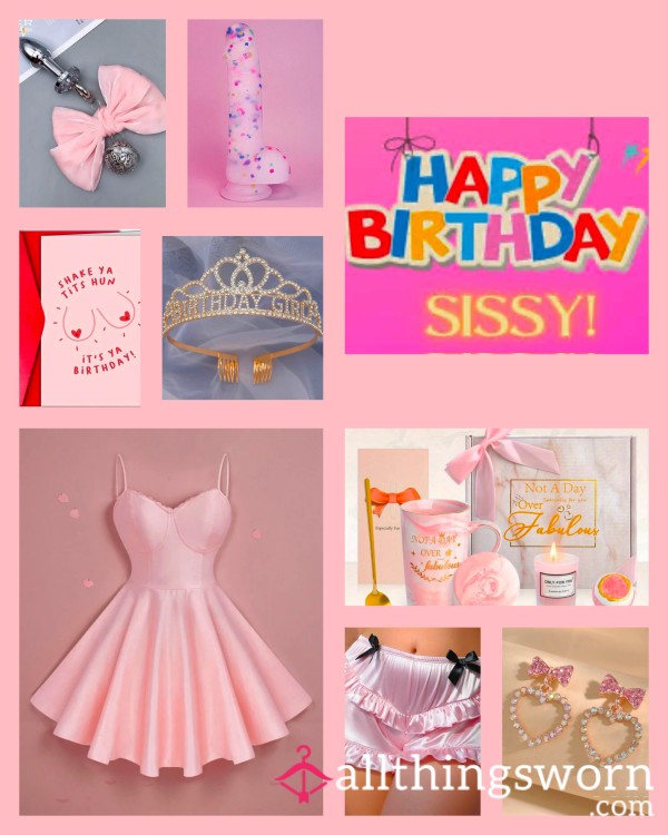 SISSY ITS YOUR BIRTHDAY | HAPPY BIRTHDAY PACKAGE 🥂 🥳😍