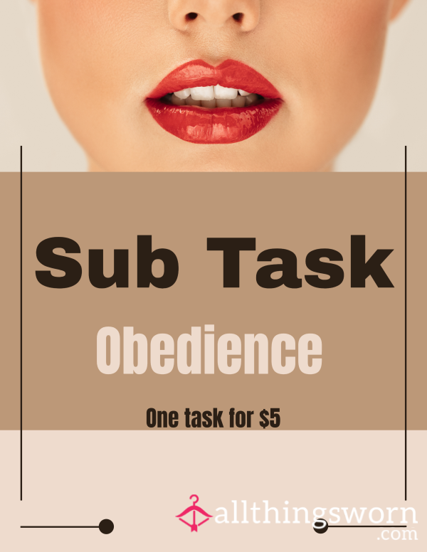 Sub Obedience Task