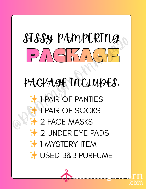 Sissy Pampering Package