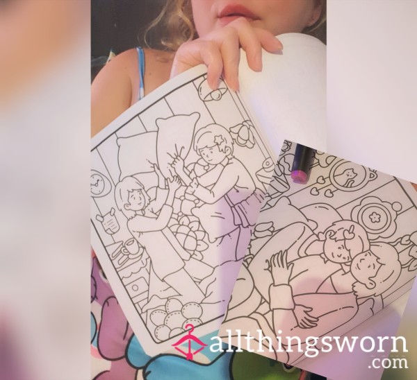 ✨ Sissy Princess Coloring Time ✨