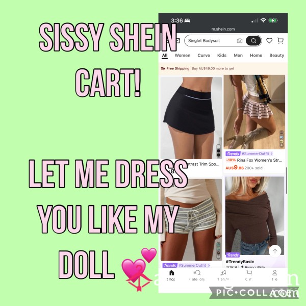 SISSY SHOPPING CART - Shein
