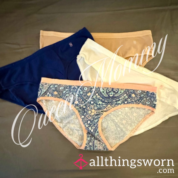 Sissy Special - Makeup + MEDIUM VS Cotton Hiphuggers - 2/$35
