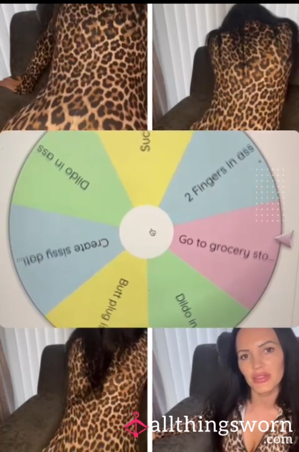 Sissy Task Good Girl Wheel Spin