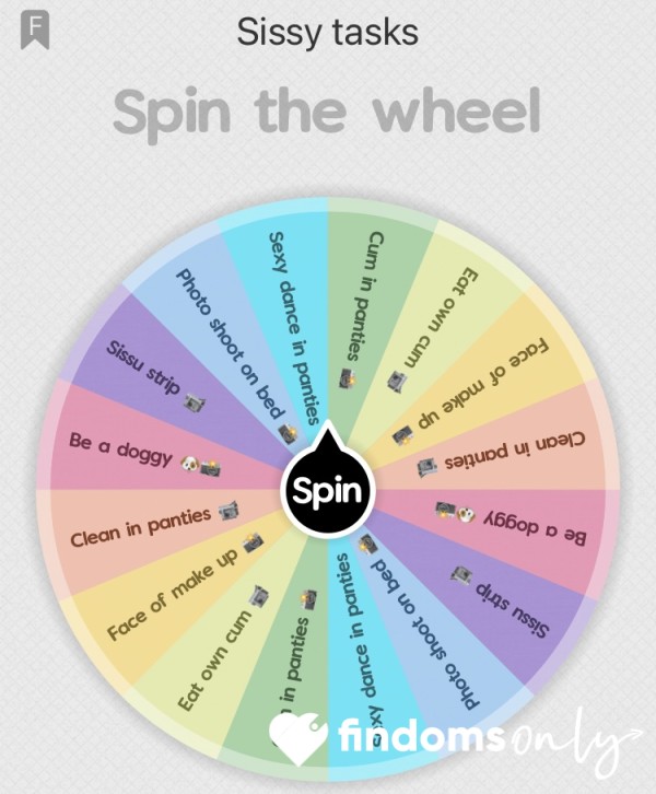 Sissy Task Spin The Wheel