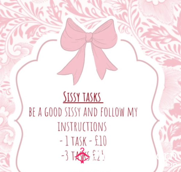Sissy Tasks