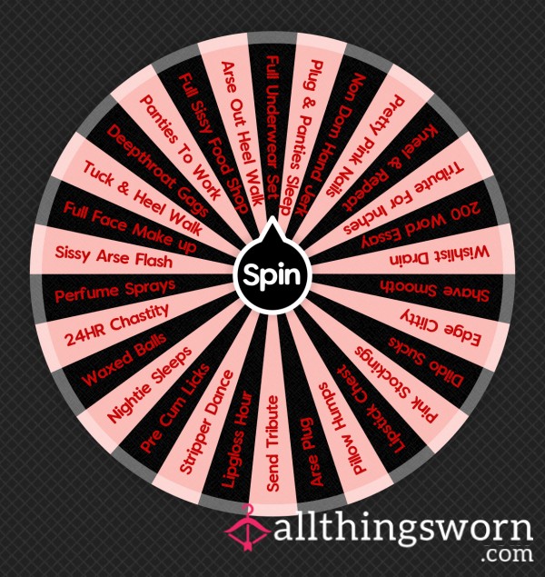 Sissy Tasks - Wheel Spin 🎀