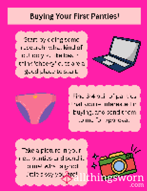 SISSY TRAINING ACADEMY- BUYING YOUR FIRST PANTIES