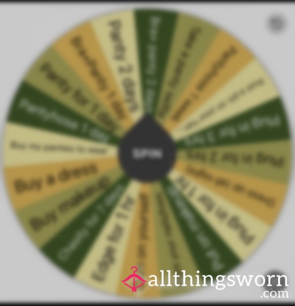 Sub/Sissy Task Wheel