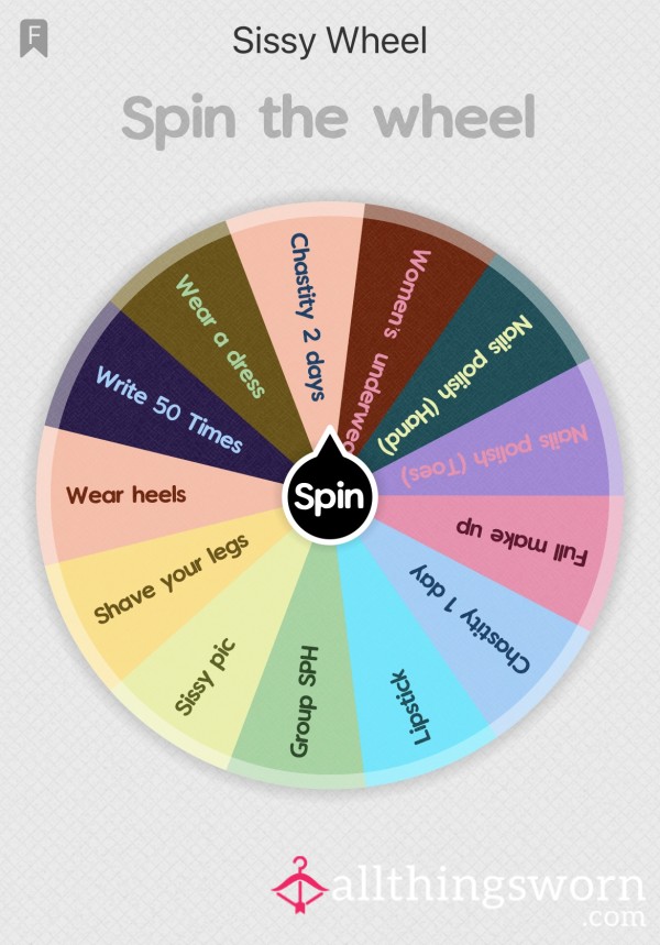 Sissy Wheel Tasks