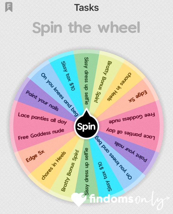 Sissy Wheel Tasks