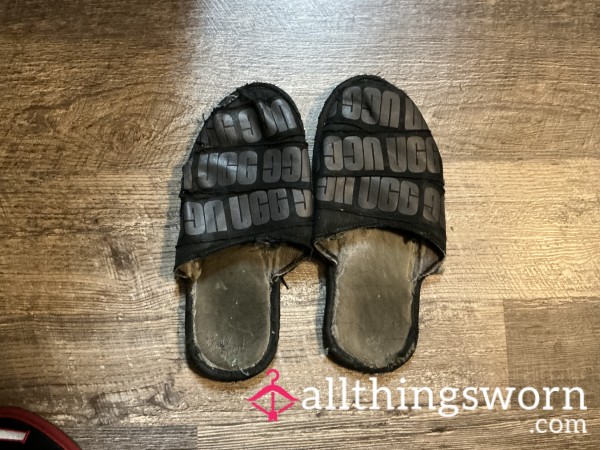Sissy Worn Ugg Slippers