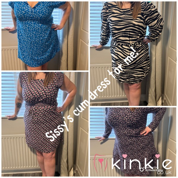 SISSY’S C*m DRESS FOR ME! SISSY DRESSES