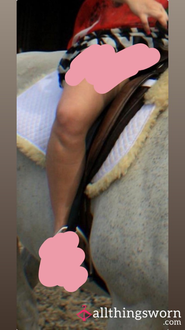 Sitting In My Horse With Nothing On Feet X